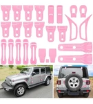 26PCS Full Set Exterior Decoration Trim Kit For Jeep Wrangler Jlu 2018-2023. Fixed Price $90.00.