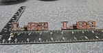 1973 1979 Corvette C3 Hood "L-82" Emblems Badge Oem #367685, Pair Set Original. Fixed Price $50.00.