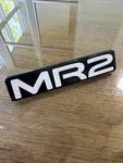 91-93 Toyota MR2 MR-2 Oem Rear Center Taillight Finish Panel Emblem Black White. Fixed Price $49.00.