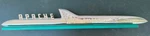 Vintage 1950 Chevrolet Apache 32 Truck Side Fender Emblem On Wood Display. Fixed Price $145.00.