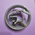 BIN30 Used 1989 1990 Mercury Cougar Chrome Grille Emblem E9WB-8216-AB. Fixed Price $14.99.