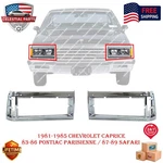 New Headlight Door Left Right Front Chrome Pair For 1981-1985 Chevrolet Caprice. Fixed Price $175.85.
