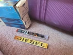 Nos 83 Ford F-350 Diesel Emblem 81-87 ? E3TZ-16720-D. Lot Nameplate Oem. Fixed Price $76.00.