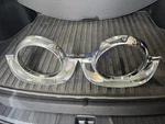 1956 Cadillac Deville 2 Headlight Headlamp Bezel Cast Pair. Fixed Price $75.00.
