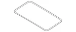 Genuine Mazda Sunroof Glass Seal L209-69-825. Fixed Price $77.00.