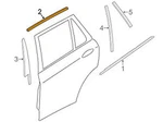 New Bmw X5 F15 Rear-upper Window Frame Molding Trim Left 51357289677 Original. Fixed Price $131.91.