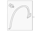 Genuine Volkswagen Wheel Opening Molding 7P6-853-718-F-GRU. Fixed Price $752.84.