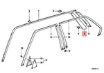 Bmw E28 518I 520I 524D Moulding Air Outlet Rear Left 51131917997 No Duty. Fixed Price $118.74.