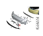 New Bmw I3 I01 Front Left Bumper Part Trim 51117296825 Original. Fixed Price $55.14.