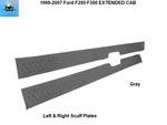 1999-2007 Ford F250 F350 Left & Right Front Door Scuff Sill Plates Extended Cab. Fixed Price $199.00.