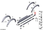 Genuine Mini Cooper R56 Sd 3 Doors Black Band Sill Right 51710445884. Fixed Price $113.96.