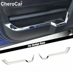 Chrome Front Door Storage Box Trim Strips Decoration For Dodge Ram 1500 2010-17. Fixed Price $37.99.