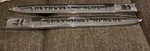 Pair 1959 Chevrolet Apache 3100 Fender Spear Emblems Chrome Oem 3753097 3753098. Fixed Price $400.00.
