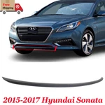 For 2015-2017 Hyundai Sonata Front Bumper Trim Spoiler Textured Black HY1093104. Fixed Price $74.99.