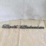Sport Suburban Script * Plymouth Fury 3446766 2841434 Mopar. Fixed Price $36.00.