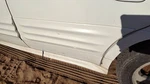 Pontiac Grand Am Driver Left Rear Moulding From Door Back Trim Strip White 16U. Fixed Price $96.19.