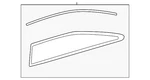 Genuine Toyota Door Molding 75741-30613. Fixed Price $145.65.