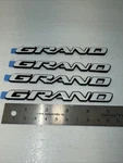 New Lot Of 4 Pontiac Gm Oem 97-01 Grand Prix Front Door-emblem Badge Nameplate. Fixed Price $34.80.