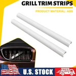 2XWHITE Car Front Brace Grill Trim Strips Cover For Bmw 1 4 Series F20 F30. Fixed Price $13.99.