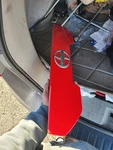 11 - 16 Scion Tc Trunk Button Trim Molding Rear Center Absolutely Red. Fixed Price $150.00.