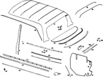 Genuine Mercedes-benz Cover 108-693-03-33. Fixed Price $23.64.