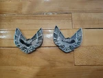 Vintage Lot Of 1970S Pontiac Firebird Fender Emblems Pair Oem 485929. Fixed Price $28.90.