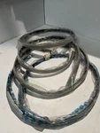 Genuine Mercedes Full Set Edge Guard Surround Seal 123-697-03-51 8245 Nos W123. Fixed Price $1500.00.