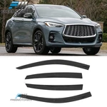 Fits 22-25 Infiniti QX55 Low Profile Style 4PC Window Visors Sun Guard Rain Vent. Fixed Price $39.99.