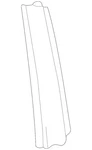 Genuine Lexus Door Reveal Molding 75761-50020. Fixed Price $179.55.