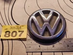 Vw Golf MK3 Polo Rear Round Volkswagen Badge Emblem Decal 3A9853630. Fixed Price $25.50.