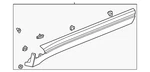 Genuine Gm Rear Rocker Molding 84913477. Fixed Price $81.34.