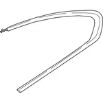Genuine Bmw Cover, Side Window, Left 51-35-7-244-139 New. Fixed Price $221.15.