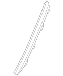 Genuine Acura Windshield Molding 73162-S6M-003. Fixed Price $126.02.