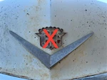 1955 Cadillac V Hood Emblem Badge Ornament - Trunk?. Fixed Price $55.00.