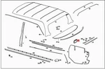 Genuine Mercedes W108 For Bottom Inside Tail Central Piece Covering 1086930333. Fixed Price $33.87.