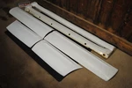 03-05 Subaru Forester Door Bottom Trim Molding Sideskirts Set Rocker Cover White. Fixed Price $450.00.