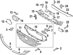 Genuine Mazda Grille Up.radiator KSD4-50-7E1A-9U. Fixed Price $59.06.