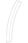Genuine Audi Wheel Opening Molding 4M0-854-820-H-GRU. Fixed Price $140.27.