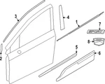 Genuine Subaru Belt Molding 61280FN011. Fixed Price $56.18.