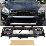 Black Front Grille Fits For Toyota RAV4 2009 2010 2011 2012 Upper W/led. Fixed Price $179.00.