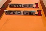 Nos Pair 1970-74 Buick "stage 1" Front Fender Emblems Gs Close-pin Side Badge. Fixed Price $129.99.