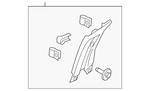 Genuine Ford Upper Center Pillar Trim FA1Z-5824357-BA. Fixed Price $231.74.