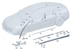 Genuine Mercedes-benz Trim Molding 297-690-01-00-64. Fixed Price $111.88.