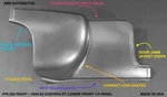 1949-52 Chevrolet Lower Rear 1/4 Panel Chevy 50 51 #203 Right Only. Fixed Price $210.00.