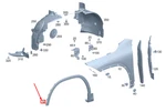 New Mb Gla H247 Front Left Wheel Arch Strip A2478850000 Genuine. Fixed Price $132.68.