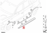 Genuine Bmw X3 E83 1.8D 2.0D 2.0I 2.5I 2.5SI 3.0D 3.0I Covers 51773415403. Fixed Price $308.40.