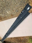 Tesla Cybertruck Left Bedside Sail Applique GEN2 2023-2024 2009390-00-A Damaged. Fixed Price $155.00.