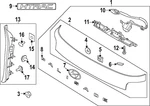 Genuine Hyundai Side Gate Trim 87320-S8000. Fixed Price $64.14.