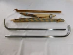 Nos Oem Ford 1963 1/2 1964 Galaxie 500 Fastback Rear Window Mouldings Trim Lower. Fixed Price $269.00.