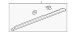 Genuine Honda Garnish Assembly Side Sill *YR573M* (mocha METALLIC)71800-SHJ-A1. Fixed Price $286.15.